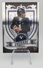 2021 Panini Prizm Draft Picks #168 Zach Wilson RC Black Crusade