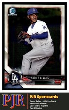 2018 Bowman Chrome #BCP22 Yadier Alvarez Los Angeles Dodgers  BUY 4 - 35% OFF