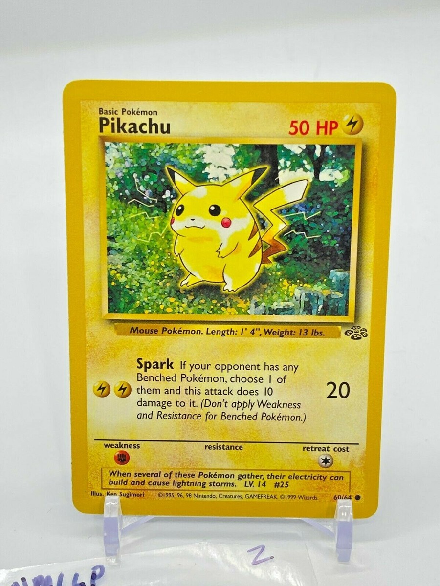 1999 PIKACHU 60/64 JUNGLE Pokemon Card NM/LP WOTC Common (#2) | eBay