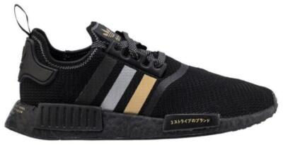 Adidas NMD R1‎ Black Gold Metallic Sneakers Men\'s Size 10 Boost adidas NMD R1 V2 Black Gold Metallic Men main image 3