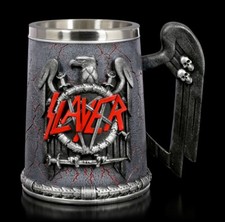 Slayer Caraffa - Aquila Emblema - Boccale Birra Heavy Metallo Fan Regalo Nastro