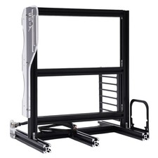 Open Frame Computer Case, Open Air PC Chassis with Aluminum Acrylic Frame, ...
