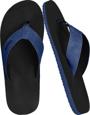 Men'S Flip Flops with Arch Support - Quick-Dry Beach Sandals