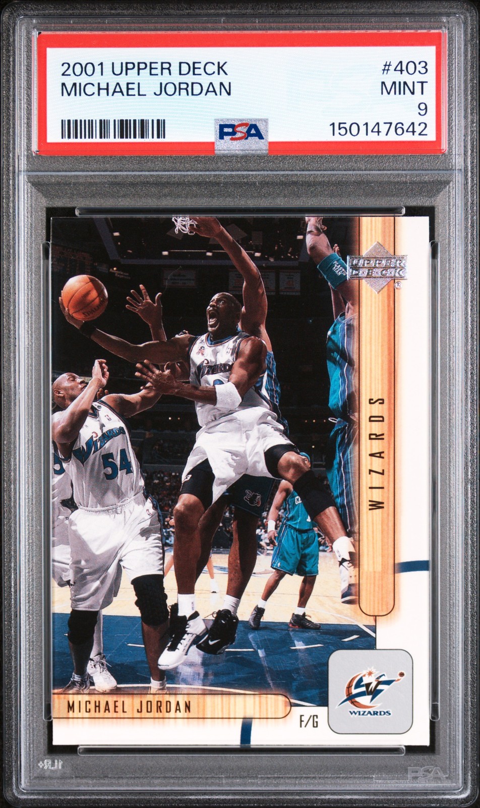 2001 UD #403 MICHAEL JORDAN PSA 9