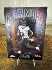 Topps 2025 Chrome All-Chrome Insert Lamar Jackson Ravens ACT-1