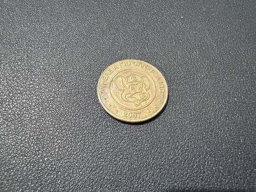 2007 chucky cheese token