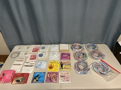 Lot Of Guitar Vihuela And Mariachi Harp Strings