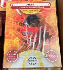 2025 Pulse Meridian Baseball Heat Seeker Edition Factory Sealed Box (1 Auto Per)