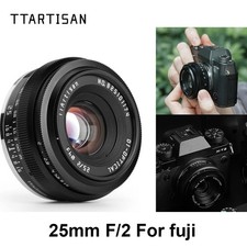 TTArtisan 25mm F2.0 Manual Focus APS-C Camera Lens For Fuji X Mount