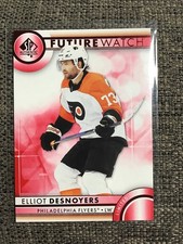 2023-24 UD SP Authentic Limited Red Future Watch Elliot Desnoyers