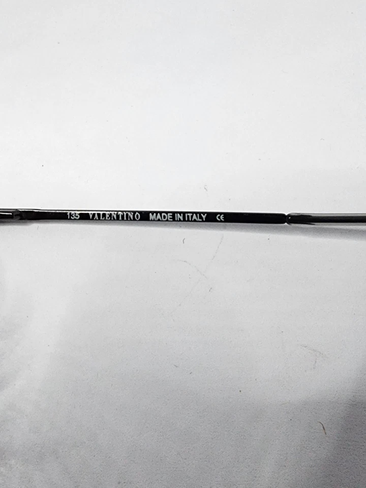 Valentino Eyeglasses Model V 5288 Color Gunmetal 02U Rhinestones Rare Frame - Image 4 of 4