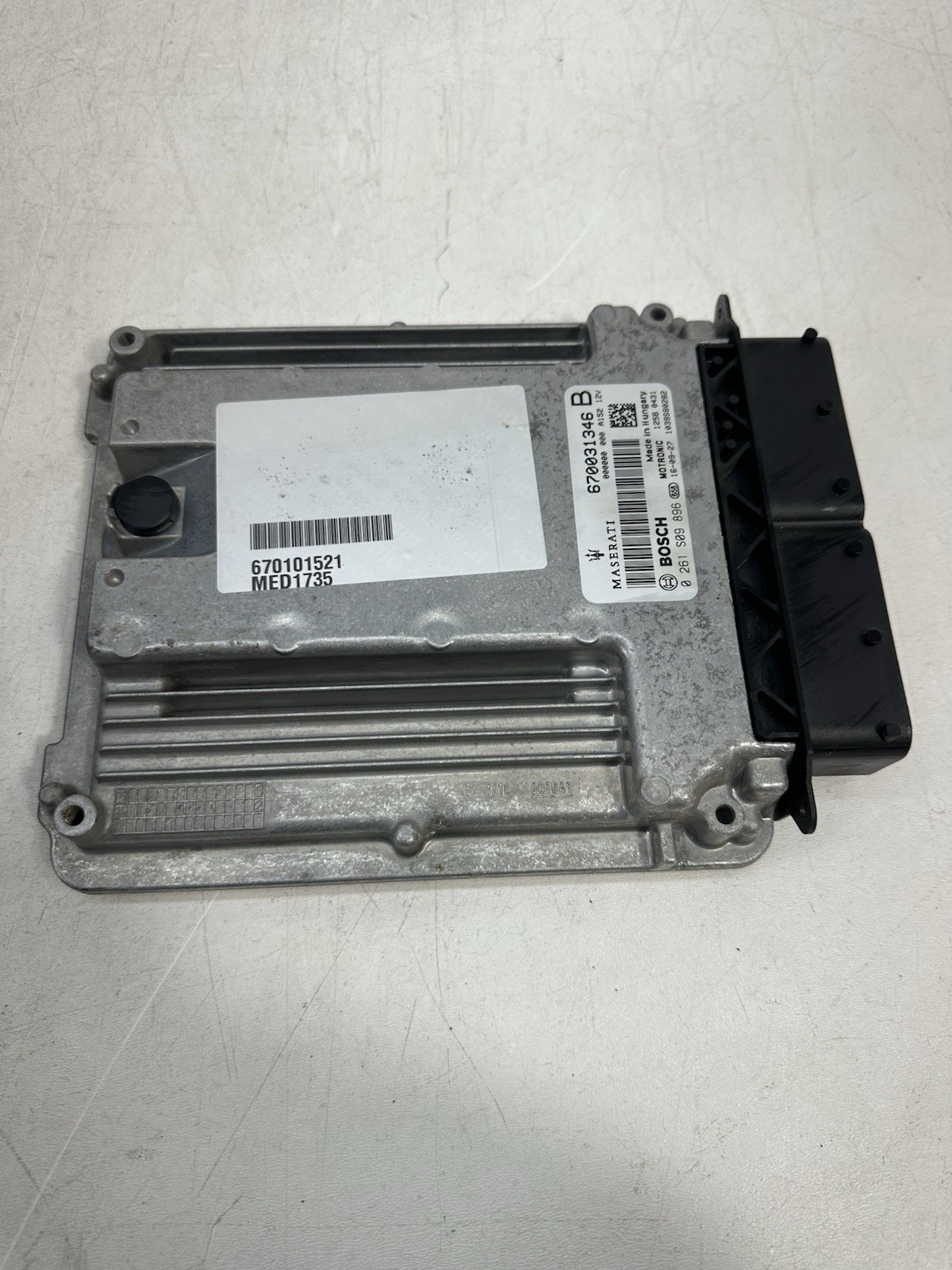 14-17 Maserati Ghibli S ECU ECM Engine Computer Control Module 670031346B OEM