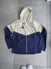 Nike AIR Windbreaker Jacke Blau Beige Herren Neu L HM0187-411