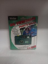 NEW Vivitar Camera Big Viewfinder Point N Shoot EZ Green 1995 Sealed NOS