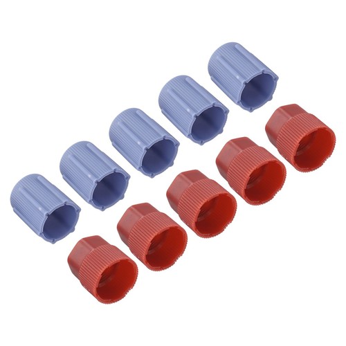 10Pcs R134a 13mm & 16mm AC System Cap Charging Port Service Cap High Low Side - Picture 3 of 24
