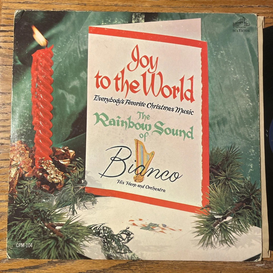 RARE The Rainbow Sound Of Bianco / Joy To the World Christmas LP RCA Mono VG+!!! Foto 2 de 4