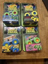 Hot Wheels Monster Trucks 1:64 2023 Glow in the Dark Mattel NEW 4 Count