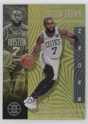 2019-20 Panini Illusions Trophy Collection Yellow /149 Jaylen Brown #141 1rb1