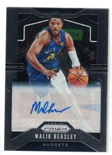 2019-20 Panini Prizm #86 Malik Beasley Base Signatures