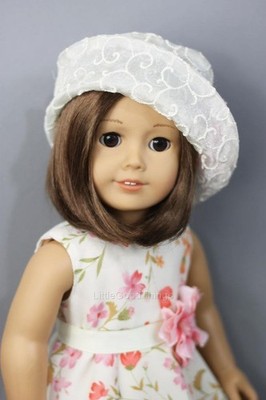 American Girl Just Like You 18'' Doll W Floral Garden Dress & Shoes Collectors