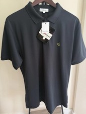 Image of BLACK CALVIN KLEIN POLO SHIRT / MEDIUM