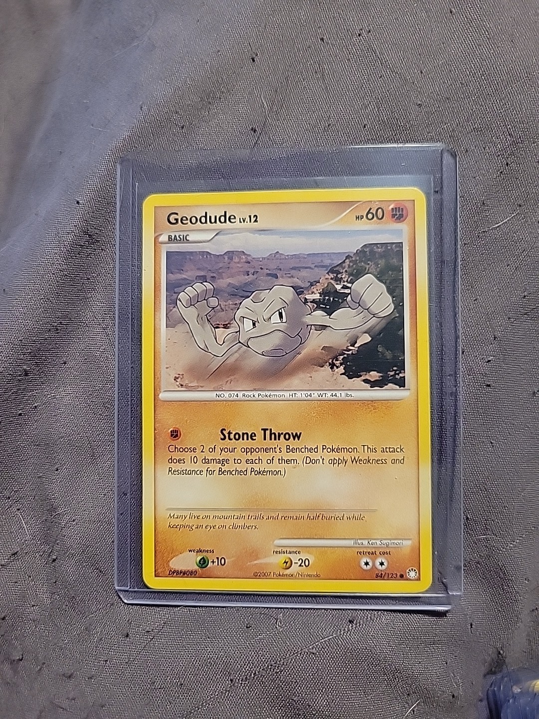 Pokemon TCG Mysterious Treasures Regular Geodude 84/123