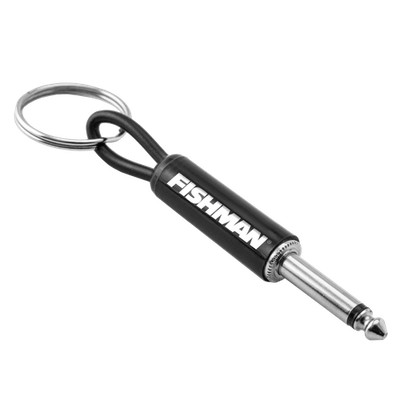 Fishman Logo Guitar Plug Keychain