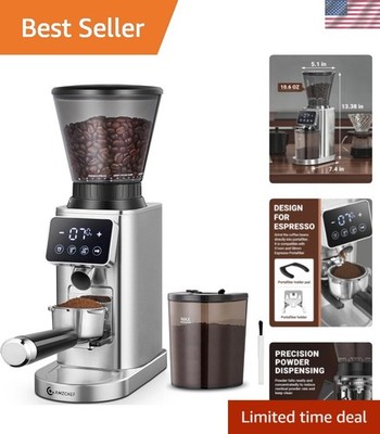 Coffee Grinder, Burr Coffee Bean Grinder for Home Use with 48 Precise Grind S...