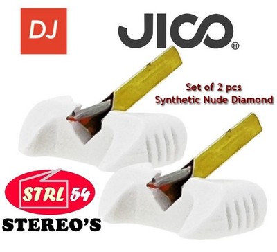JICO 192-WHLB SD 2PCS Diamant-Stylus Für SHURE White Label MM Plattenspieler DJ