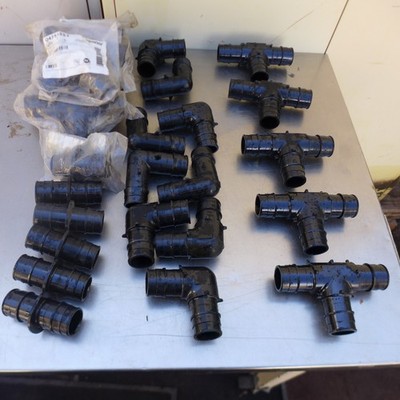 B37 ASST LOT 30+ UPONOR PROPEX Q4751553 / Q4751515 / Ts,90s,CPL 3/4'' - 1-1/5''
