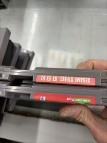 Sesame Street 123 & ABC (Nintendo NES) Authentic & Tested Bundle