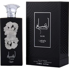 Lattafa Unisex Ansaam Silver EDP Spray 3.4 oz Fragrances 6291108738207