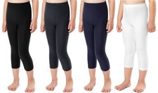 Merry Style Mädchen Capri Leggings Elastisch...