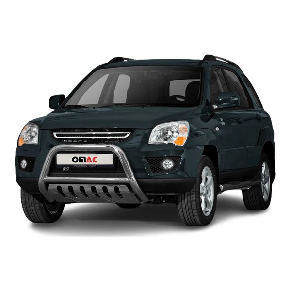FrontbüGel FrontschutzbüGel FüR Kia Sportage 2008-2010 Mit ABE Edelstahl Silber-image