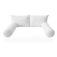 Style 2 Twin Size Pillow & Bolster Cushion Polyester Fiberfill "INSERT ONLY"