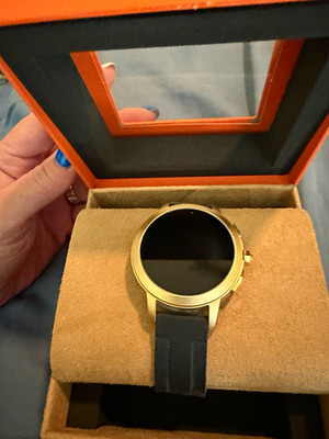 Tory Burch ToryTrack DW7T2 Touchscreen Smartwatch 43mm Gold/Black band