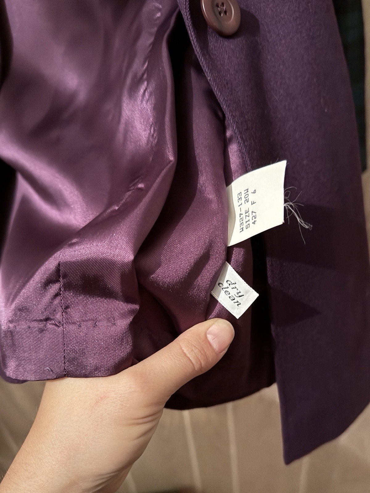 pendleton 200% wool Purple jacket coats women - image 4