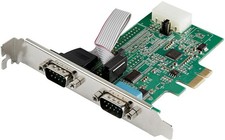 StarTech.com 2 Port RS232 Serial PCI-Express Card, 16950 UART