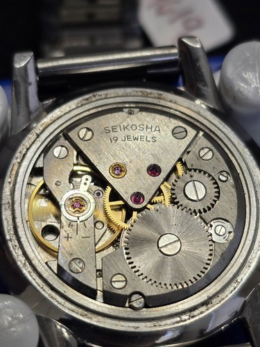 Orologio da uomo vintage 1962 SEIKO Champion Calendario 19 Jewel carica manuale 15036E - Foto 15 di 17