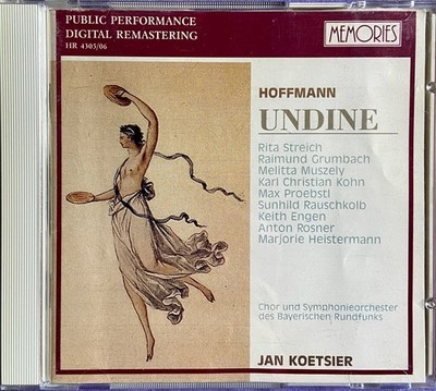 Hoffmann: Undine - Jan Koetsier Remastered 2 CD Set 1992 Memories Free Shipping!