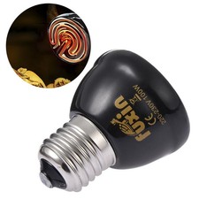 Reptile Heat Lamp 25-100W 2-Pack Ceramic Heat Emitter Bulb No Light Emitting