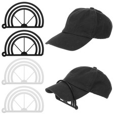 4 Pcs White Black Hat Bill Bender - Baseball Cap Brim Curver Shaper - Fast Ship