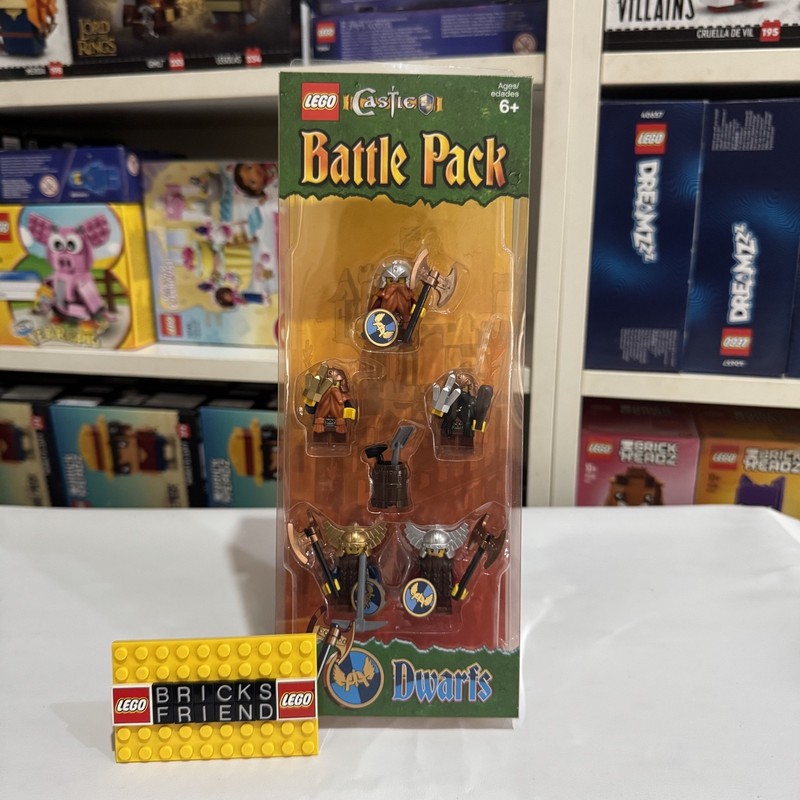 ***FREE SHIPPING*** LEGO 852702 Battle Pack Dwarfs blister pack 2009 RARE