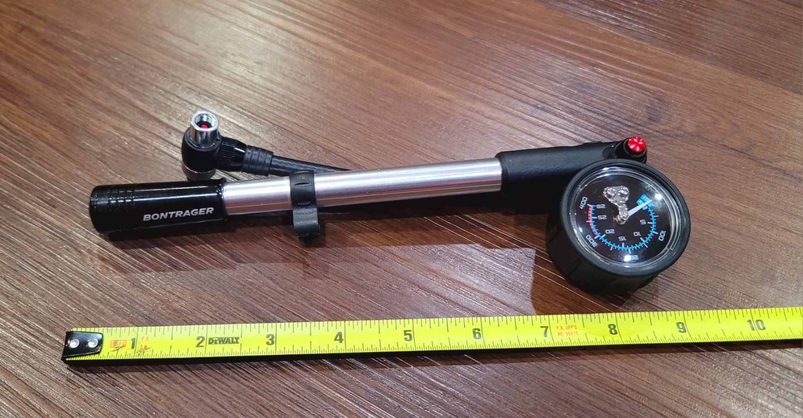 Bontrager Suspension Fork Shock Pump w Pressure fits Fox & RockShox 400psi