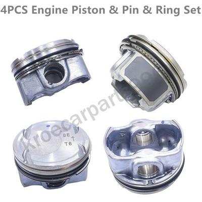 Engine Piston & Pin & Ring Set FOR Hyundai Kia 1.6L Turbo 230412BCA0 230402BCA0