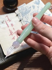 High Appearance Purely Handmade Glass Dip Pen Smoothly Writing Calligraphy Pen