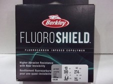 Berkley Fluoroshield fluorocarbon fishing line clear Choose your line size  NIP