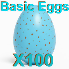 Huevos básicos X100 - Adopta ahora mismo Mis mascotas virtuales coleccionables