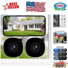 2-Piece Outdoor Security Cameras: 2K Resolution, 24/7 Monitoring  Motion Alerts