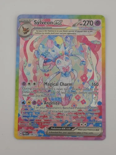 2025 Pokemon Prismatic Evolutions Sylveon ex Special Illustration Rare 156/131
